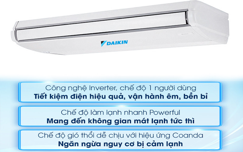 Bảng giá Máy lạnh áp trần Daikin Inverter giá rẻ- 2hp-3hp- Proshop Daikin Đại Đông Dương 