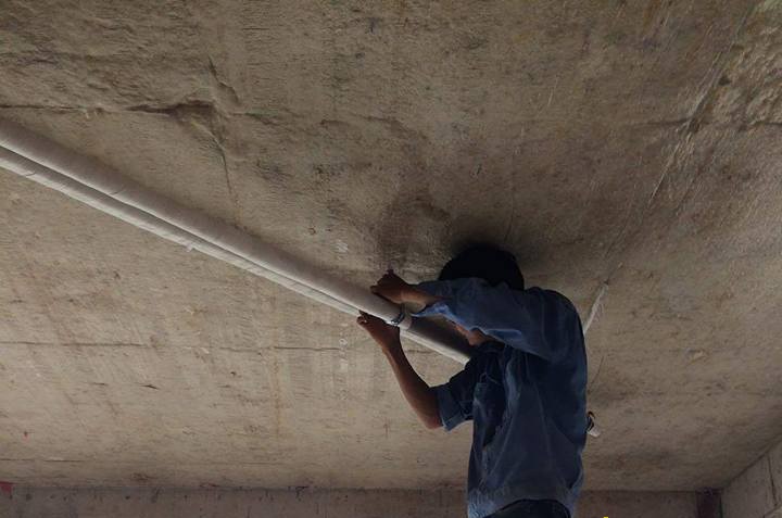 Thi công ống đồng máy lạnh giá rẻ