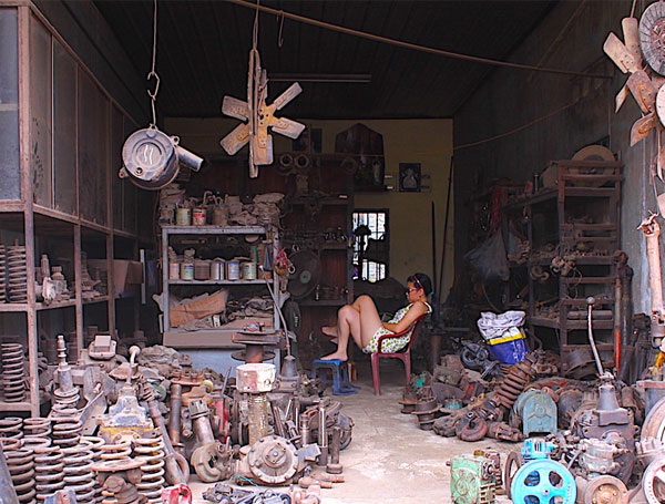 máy bơm nước cũ