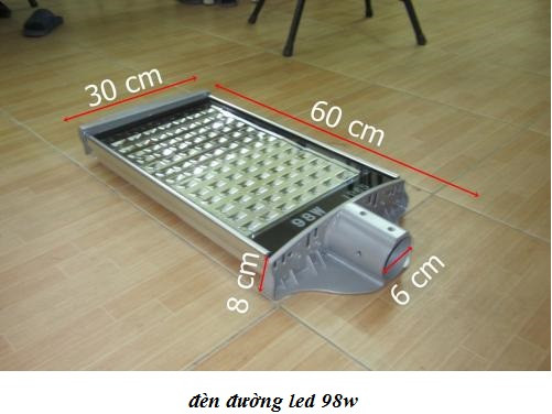 Chi tiết về đèn đường Led 98w Lezza