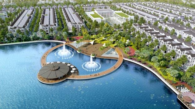 Tiểu khu Tulip nằm kế cận hồ điều hòa 12,4ha rộng lớn (Hình ảnh chỉ mang tính chất minh họa)
