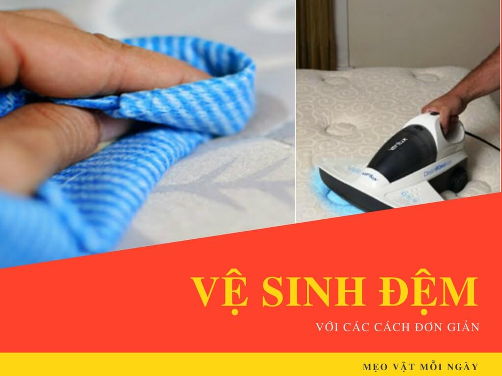 Cách vệ sinh nệm đơn giản nhất