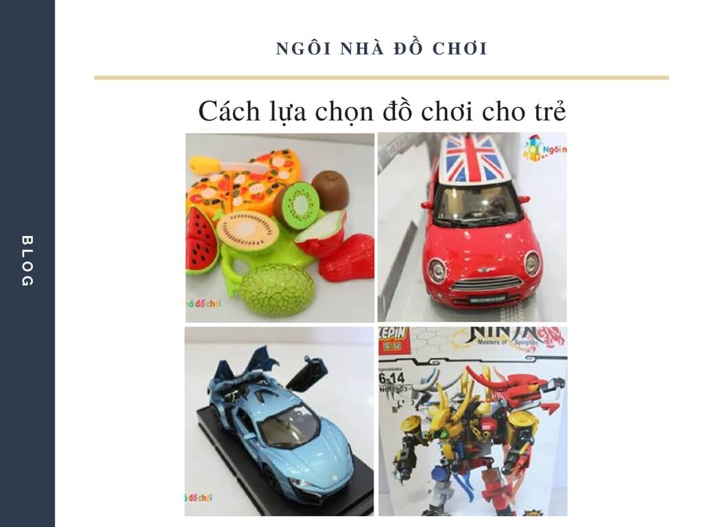 Cách lựa chọn đồ chơi cho trẻ