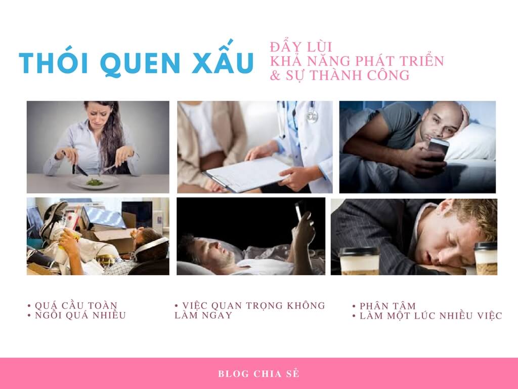 6 thói quen tệ hại đẩy lùi khả năng phát triển và sự thành công của một con người