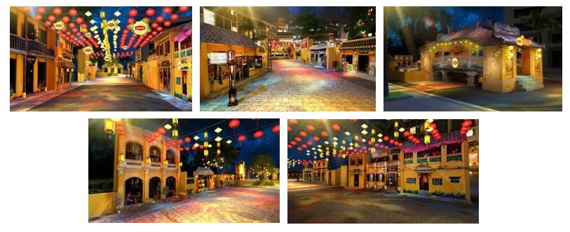 Hội An Mini tại Hồ Bán Nguyệt