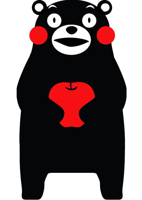 Kumamon cầm táo