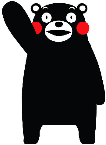 Kumamon giơ tay