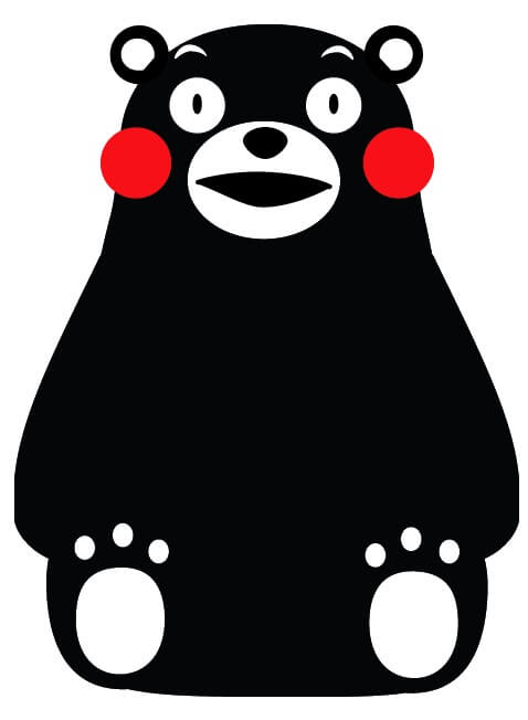 Kumamon ngồi