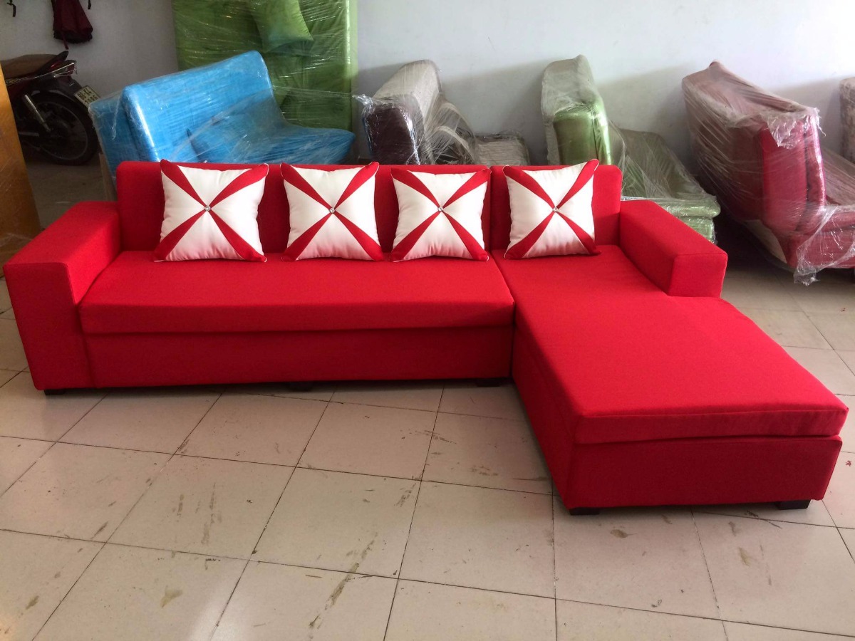 Mẫu sofa nỉ cho phòng khách nhỏ hiện đại (7)