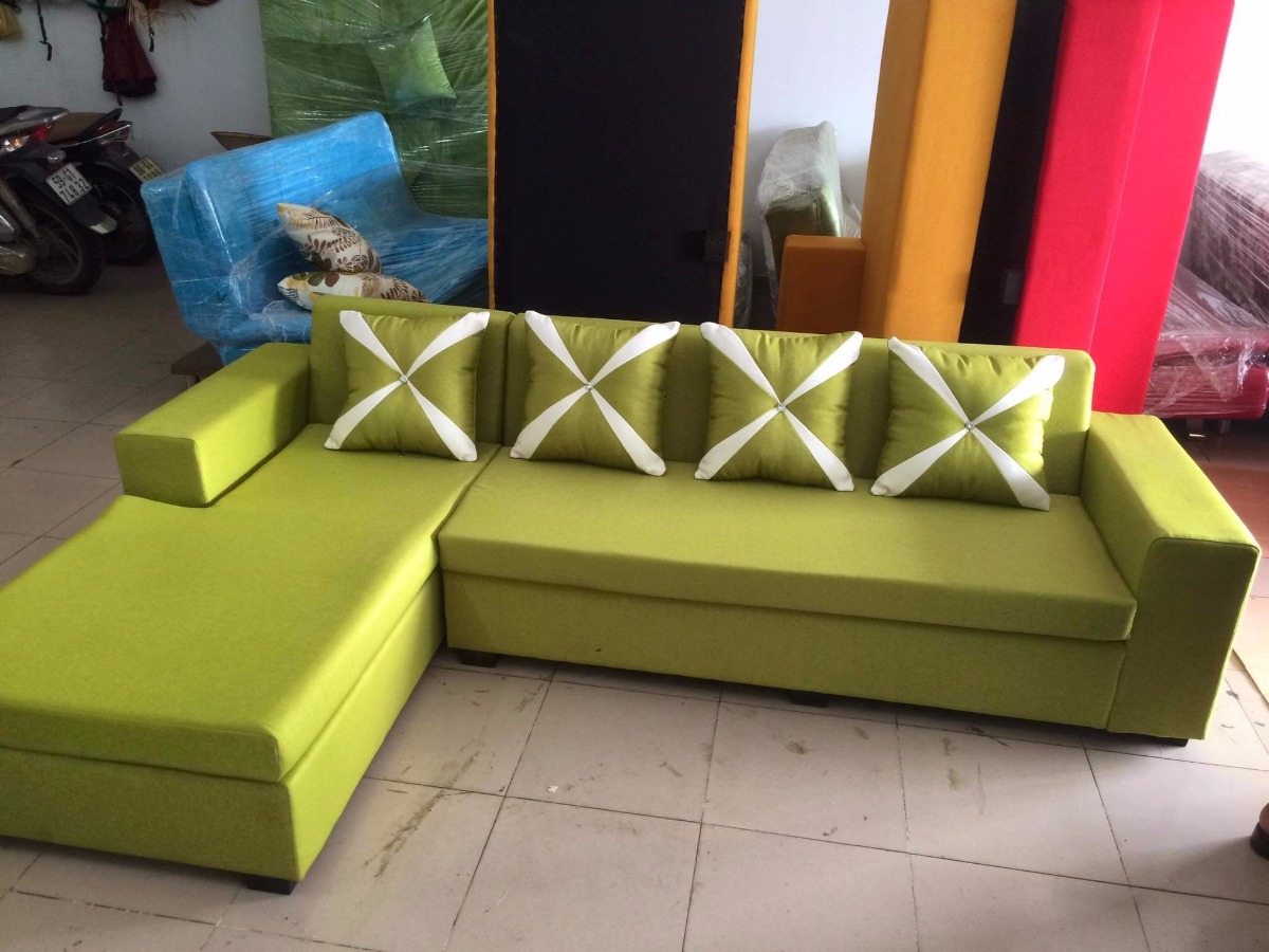 Mẫu sofa nỉ cho phòng khách nhỏ hiện đại (9)
