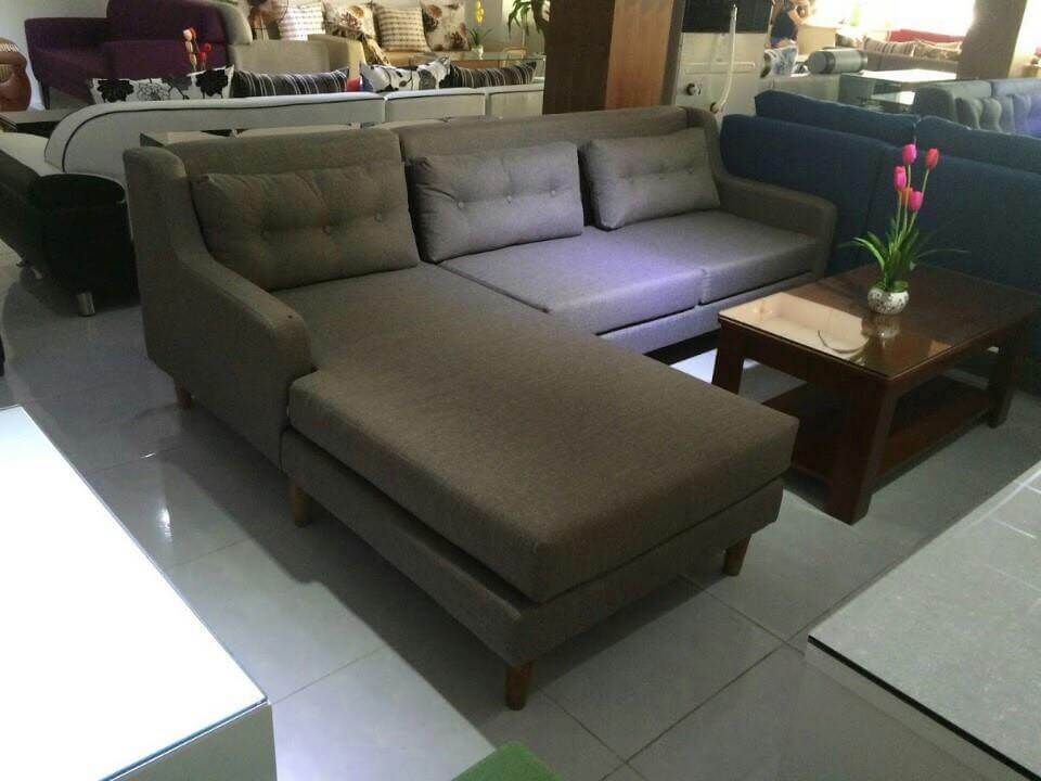 Mẫu sofa nỉ cho phòng khách nhỏ hiện đại (4)