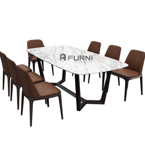 Bộ b&agrave;n ghế cao cấp ( b&agrave;n đ&aacute; Concorde + ghế gỗ Grace)