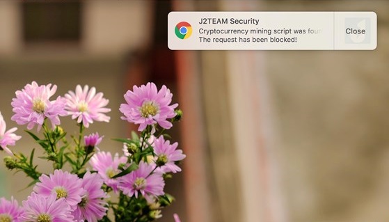 Tiện &iacute;ch J2TEAM Security chặn web c&oacute; ch&egrave;n script để đ&agrave;o Bitcoin