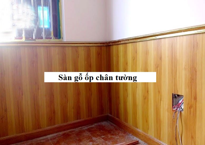 Các loại sàn gỗ ốp chân tường