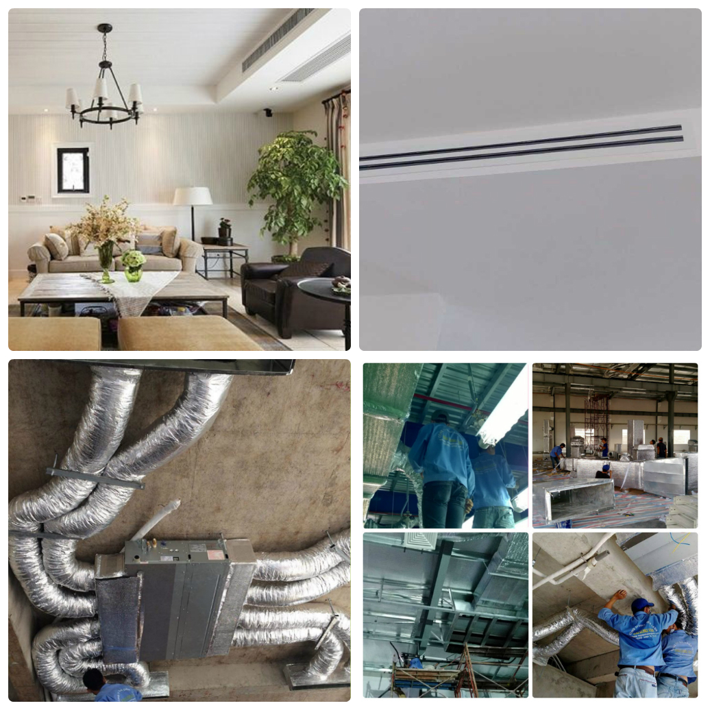Tác dụng của máy lạnh giấu trần (âm trần) nối ống gió?