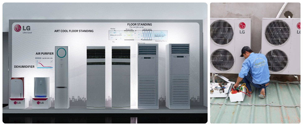 Ưu nhược điểm máy lạnh tủ đứng LG là gì?