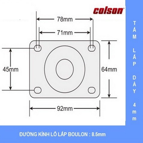 Ưu điểm của bánh xe PU SP Caster 