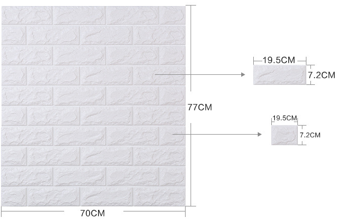 Xốp dán tường 3D chống nóng, chống ồn, chống ẩm mốc – Giải pháp cho tường nhà bong tróc(1)