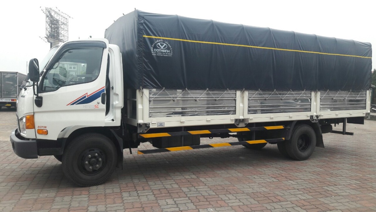 Đánh giá Hyundai HD120SL mui bạt -  Hyundai 8 tấn thùng dài