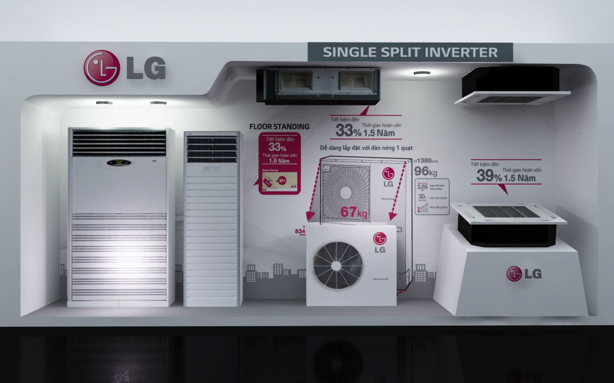 Lý do để máy lạnh tủ đứng LG bán chạy số 1 trên thị trường máy lạnh