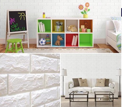 Xốp dán tường 3D chống nóng, chống ồn, chống ẩm mốc – Giải pháp cho tường nhà bong tróc(2)