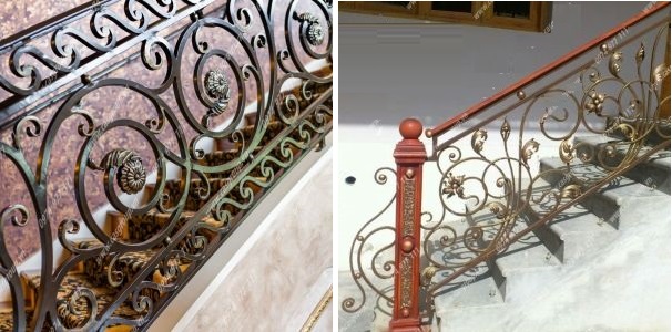 Cầu thang sắt nghệ thuật đẹp TPHCM