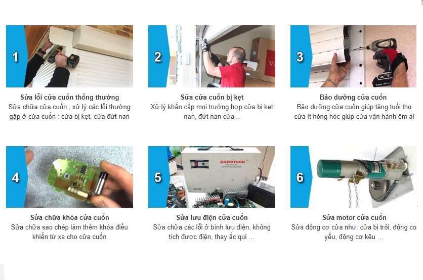 Cửa cuốn Đông Á dịch vụ sửa cửa cuốn chuyên nghiệp