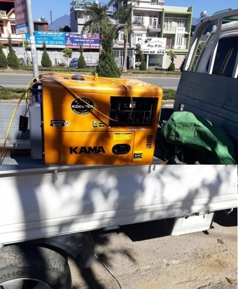 Máy phát điện chạy dầu 5kva Kama KDE6500TN cho gia đình