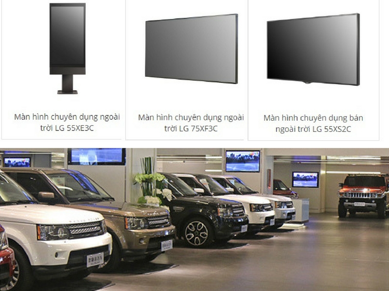 Chọn màn hình quảng cáo phù hợp với không gian thương mại