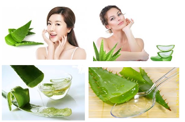 chăm sóc da mặt bằng mặt nạ nha đam