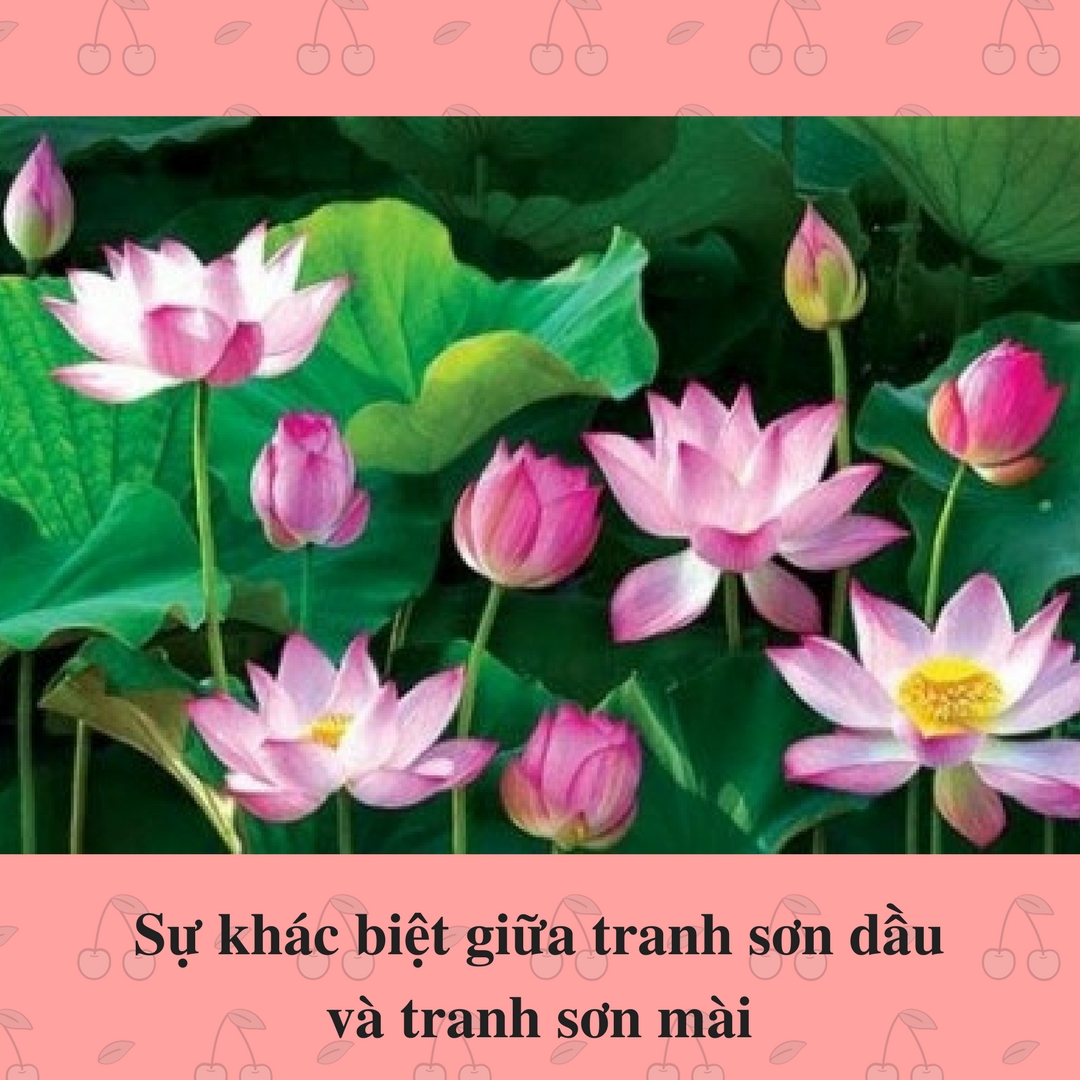 Sự khác biệt giữa tranh sơn dầu và tranh sơn mài