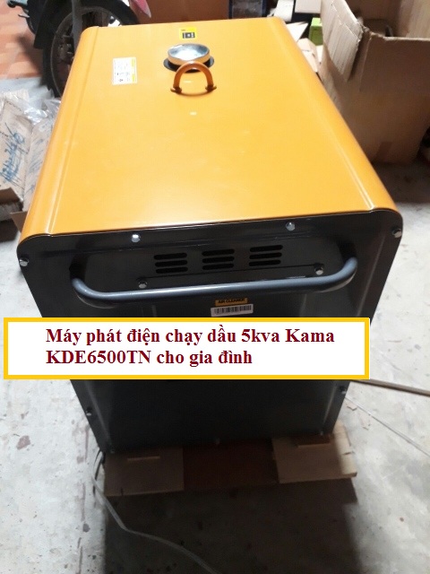Máy phát điện chạy dầu 5kva Kama KDE6500TN cho gia đình