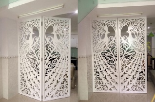 Vách ngăn phòng bếp đẹp - vách ngăn cho phòng bếp và phòng ăn
