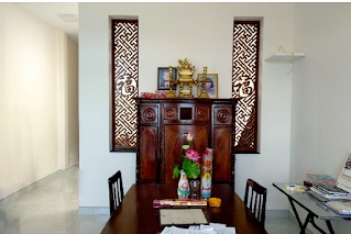 Báo giá vách ngăn phòng thờ, bàn thờ giá rẻ