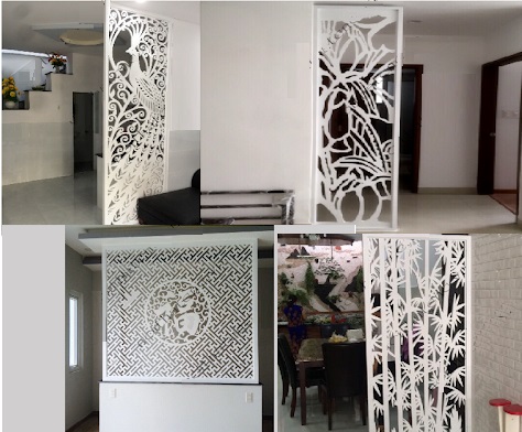 Các mẫu vách ngăn cầu thang đẹp phù hợp cho gia đình